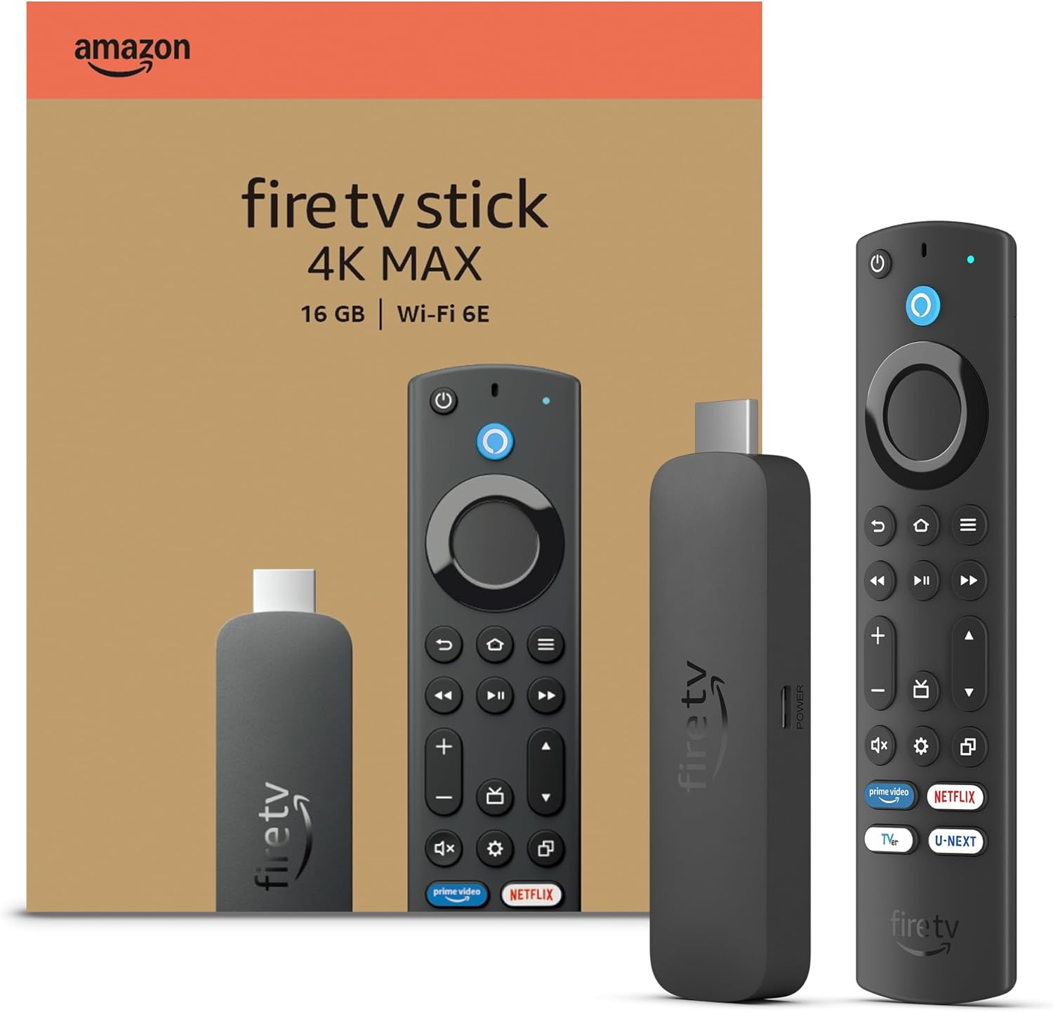 Fire TV Stick 4K Max 本体とリモコン