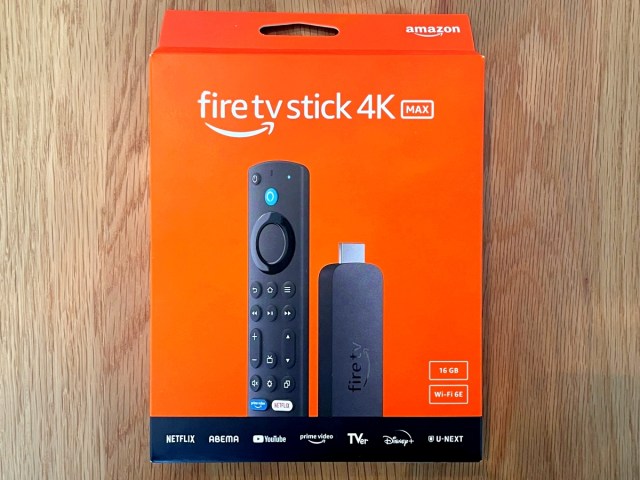 Fire TV Stick 4K Max パッケージと本体